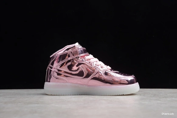 Air Rose Kids Pink Mid 1 Nike WB Force 314197-8300 1219